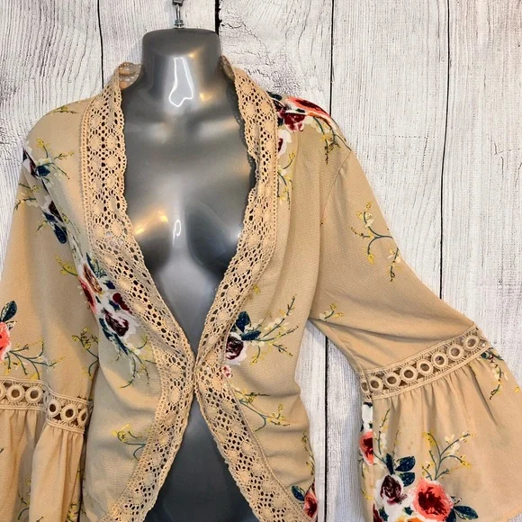 Floral printed cardigan - Picture 2 of 3